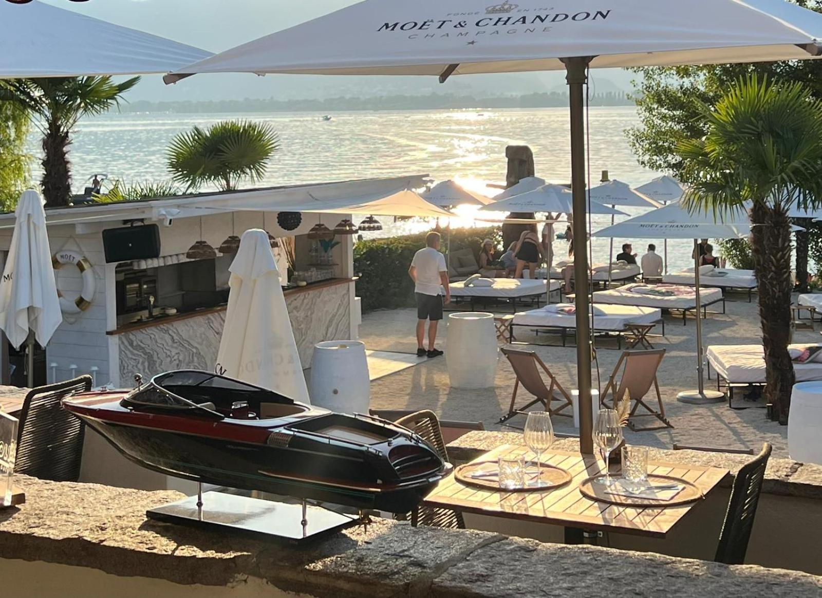 Riva Beach Club I Boutique Hotel I Restaurant Gambarogno المظهر الخارجي الصورة