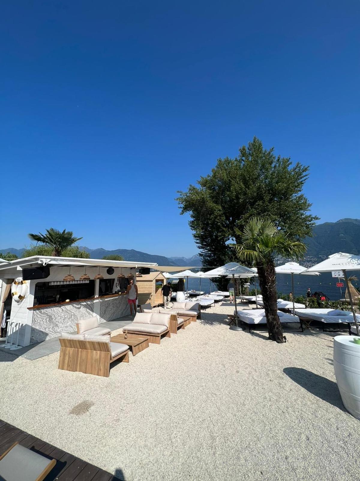 Riva Beach Club I Boutique Hotel I Restaurant Gambarogno المظهر الخارجي الصورة