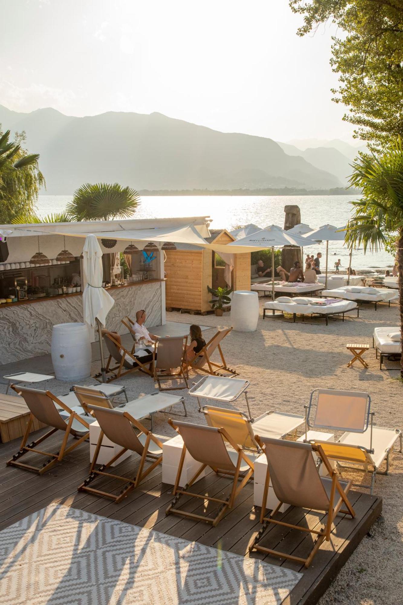 Riva Beach Club I Boutique Hotel I Restaurant Gambarogno المظهر الخارجي الصورة