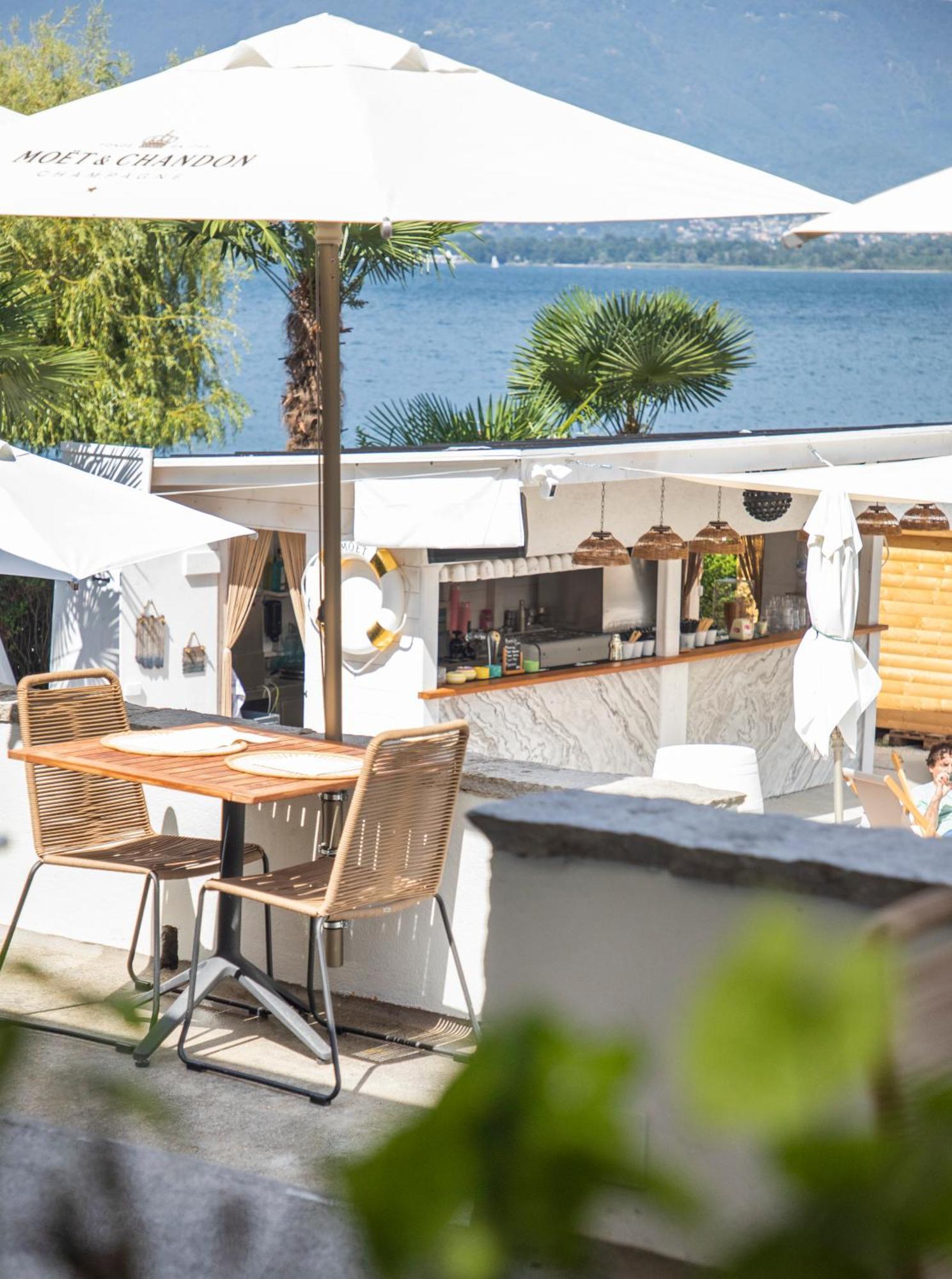 Riva Beach Club I Boutique Hotel I Restaurant Gambarogno المظهر الخارجي الصورة