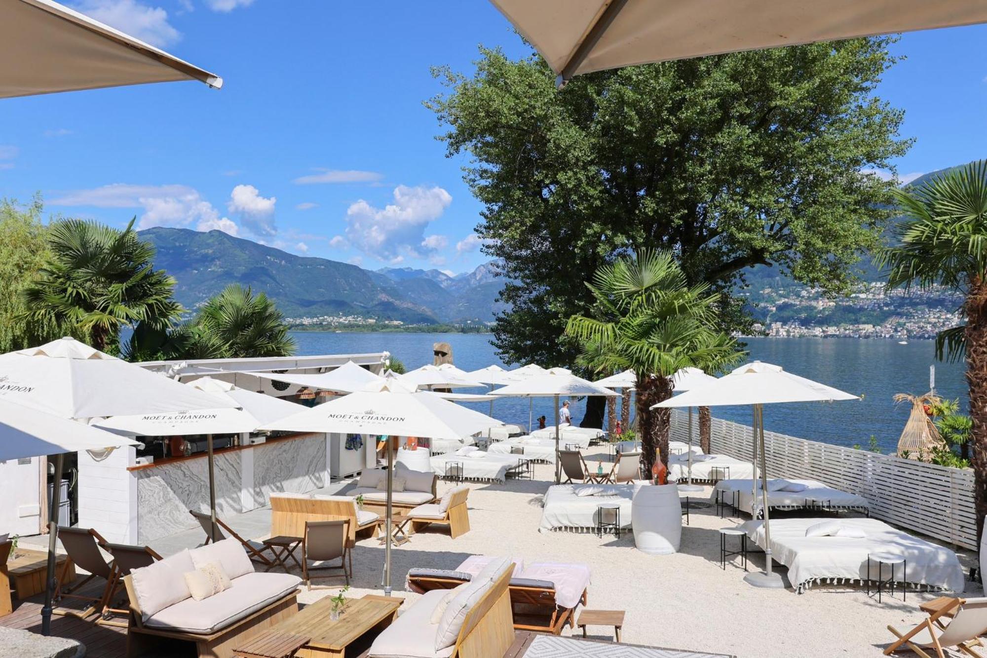 Riva Beach Club I Boutique Hotel I Restaurant Gambarogno المظهر الخارجي الصورة